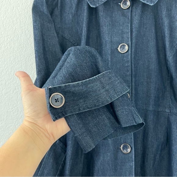 Sandro Sportswear Woman Denim Jacket - Picture 11 of 11